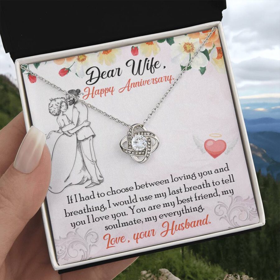 Dear wife love knot necklace - Image 2