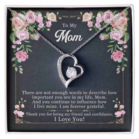 To my mother love necklace