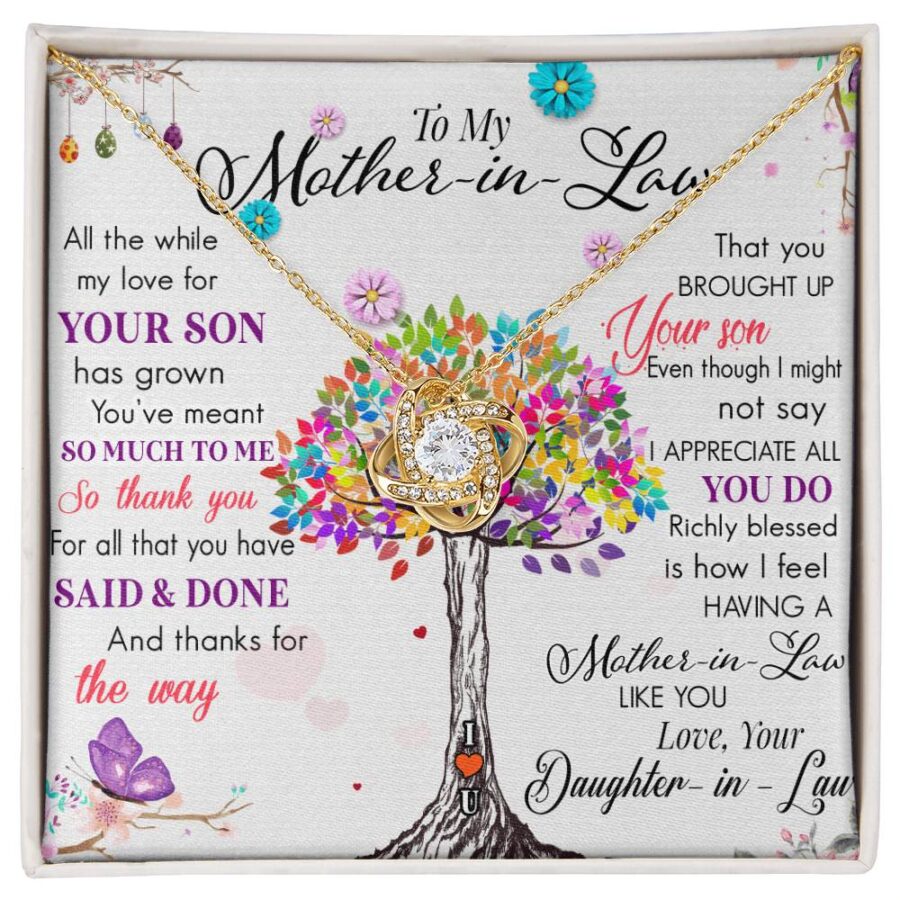 To my mother in law